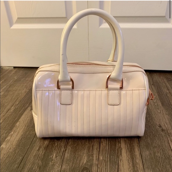 Ted Baker Light Pink & Rose Gold Handbag Bag Purse - Picture 2 of 11